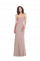 Outlet Strapless Princess Line Formal Crepe Mermaid Bridesmaid Dress / Prom Dress UK