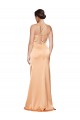 Outlet One Shoulder Ruched Formal Stretch Satin Bridesmaid Dress / Prom Dress with Thigh High Split UK