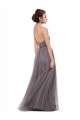 Outlet Strapless Tulle Bridesmaid Dress with Waistband UK