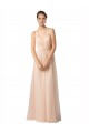 Outlet Sweetheart A-Line Tulle Bridesmaid Dress with Shirred Bodice UK