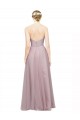 Outlet Sweetheart Neckline Long Tulle Bridesmaid Dress with Lace Bodice UK