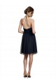 Outlet High Neck Illusion Bodice Bridesmaids Dress UK