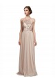 Outlet Sweetheart Tulle Bridesmaid Dress with High Neck Illusion Bodice UK