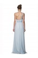Outlet One Shoulder Illusion Tulle Bridesmaid Dress with Knot Detail UK