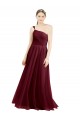 Outlet One Shoulder Floor Length Long Tulle Bridesmaid Dress UK