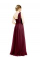 Outlet One Shoulder Floor Length Long Tulle Bridesmaid Dress UK