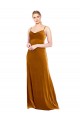 Outlet Long Velvet Cowl Neck Slip Bridesmaid Dress / Prom Dress UK