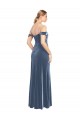Outlet Draped Sleeves Wide Scoop Neck Off the Shoulder Velvet Bridesmaid Dress / Prom Dress UK